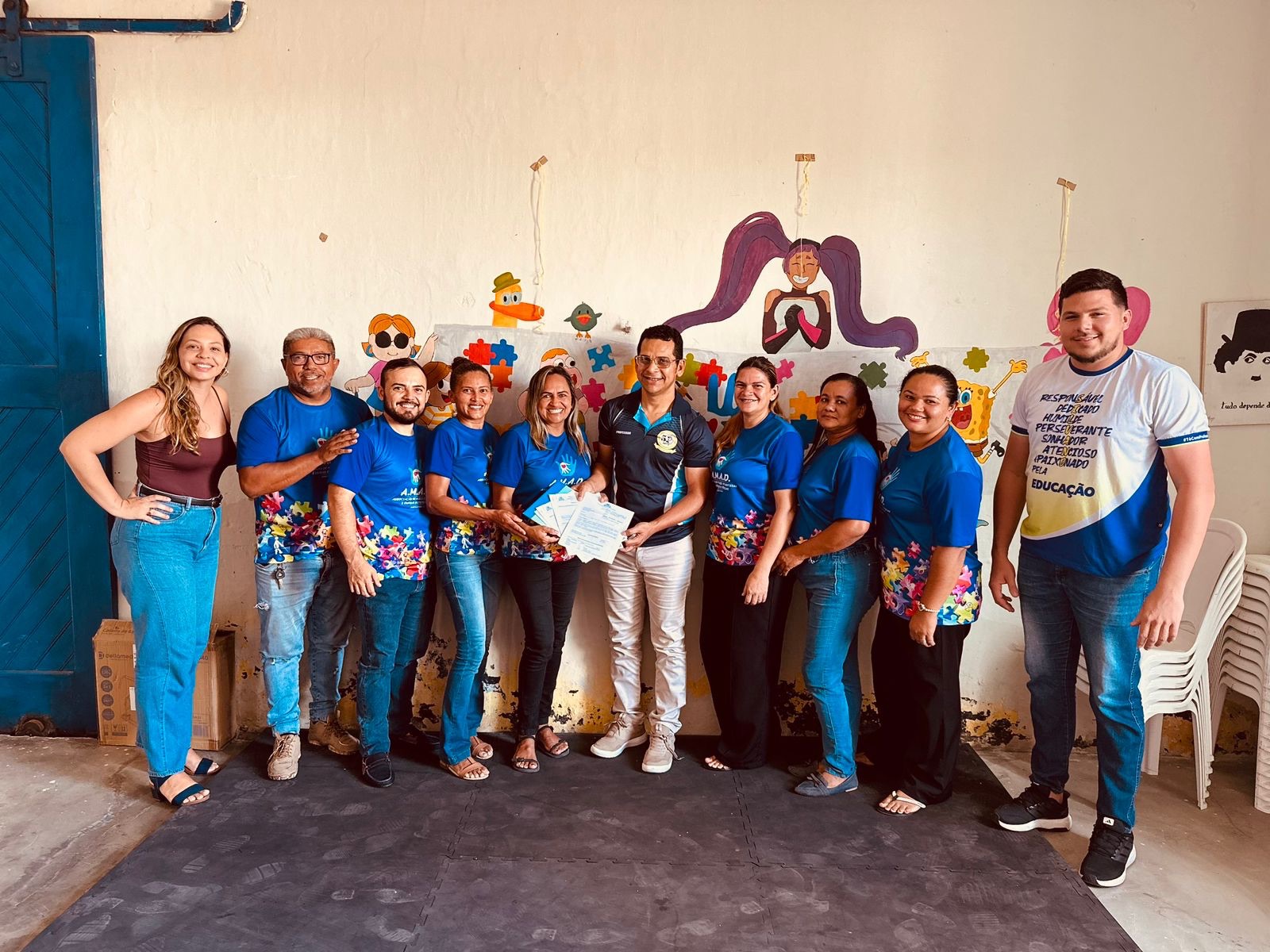 Mandato do vereador Professor Silvano Carlos, entrega Emendas à AMAD e reforça compromisso com a causa Autista