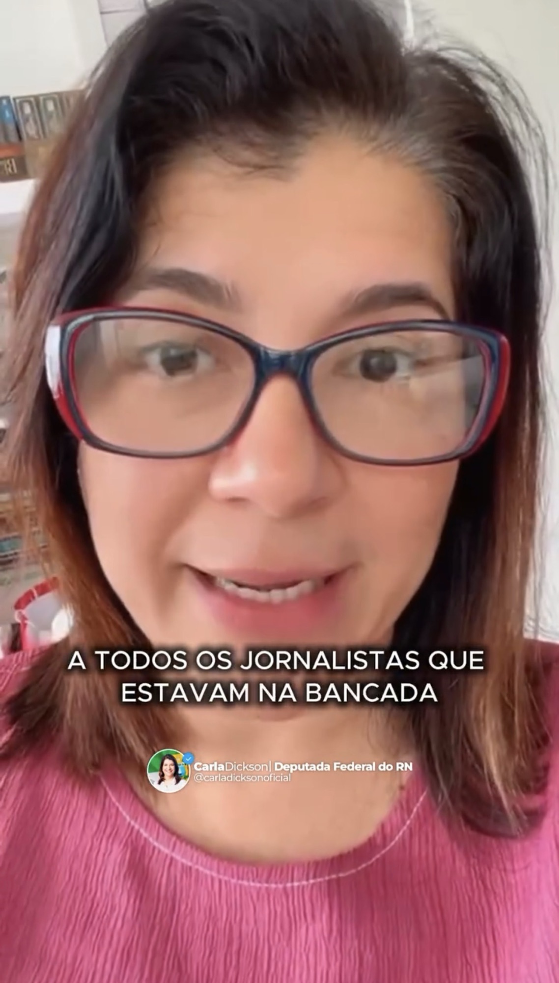 Deputada Carla Dickson repudia postura do ministro de Lula e manifesta solidariedade à jornalistas do RN