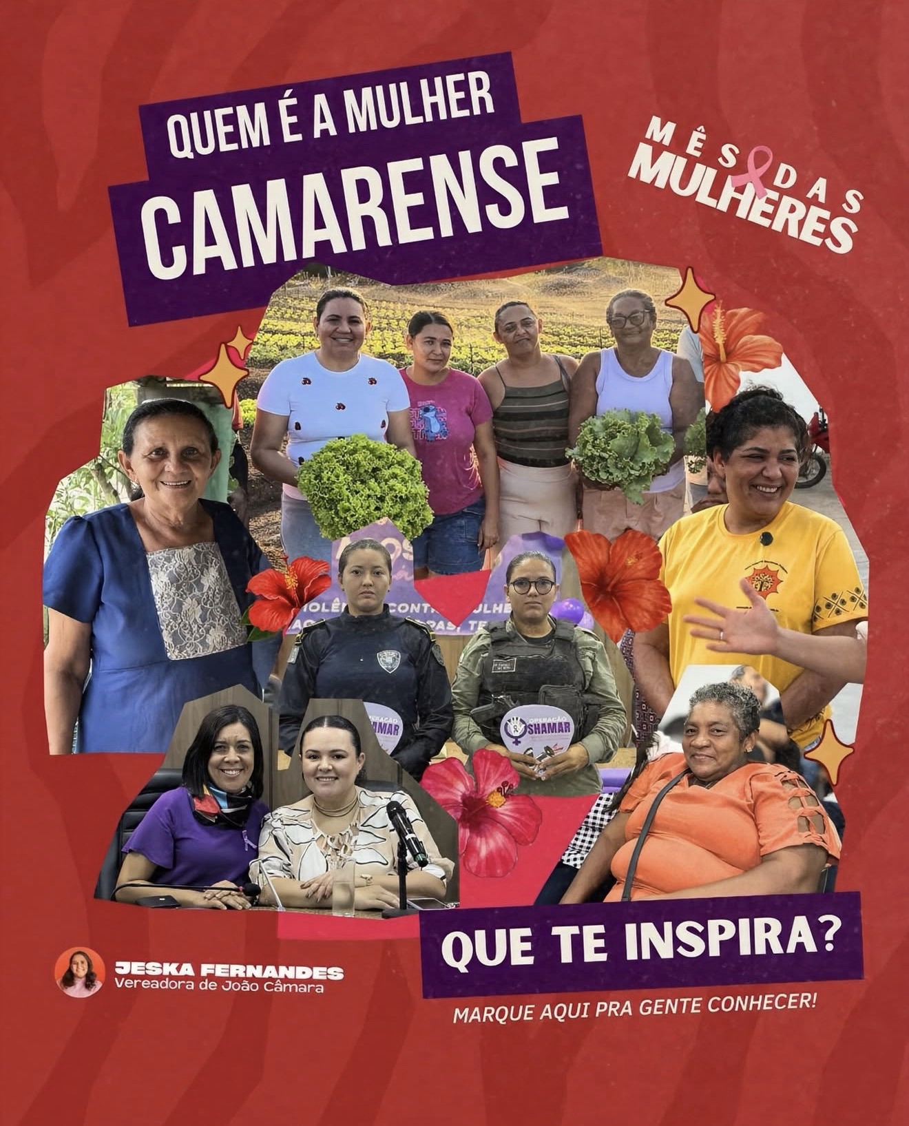 Dia Internacional da Mulher: Homenagem da vereadora Jeska Fernandes