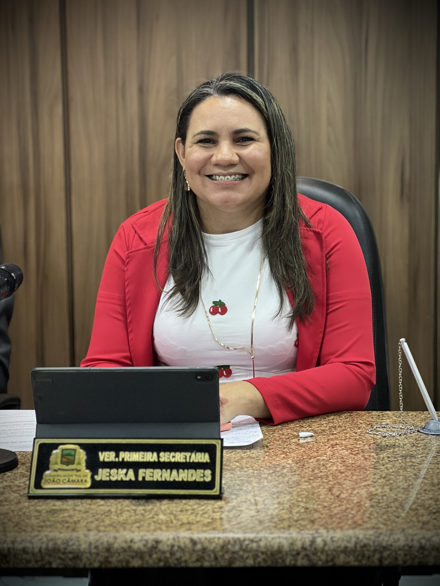 Vereadora Jeska Fernandes apresenta duas importantes indicações voltadas ao lazer infantil e à saúde bucal em João Câmara