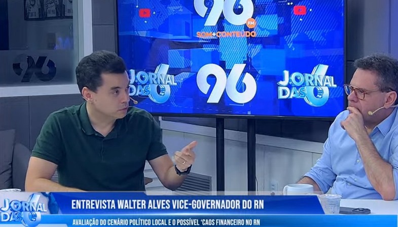 Diagnóstico do Tesouro Nacional e quebra de confiança foram decisivos para não assumir Governo do RN, afirma Walter Alves