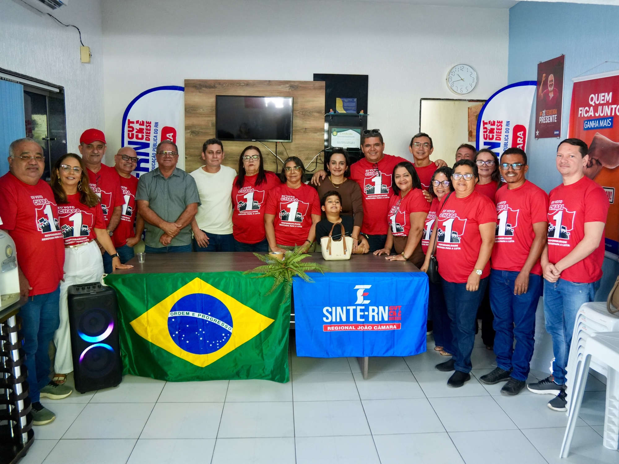 Nova diretoria do Sinte-RN Regional de João Câmara toma posse para o quadriênio 2026/2030