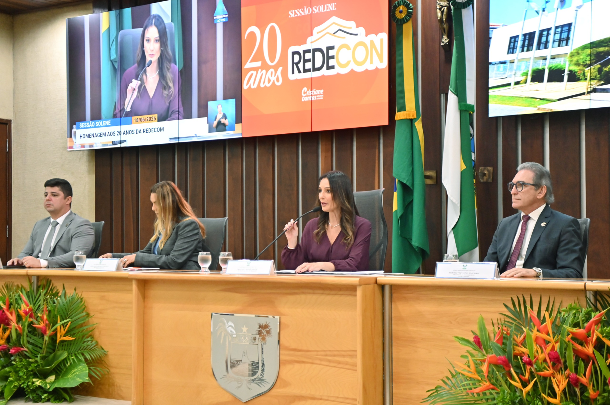 Solenidade homenageia Redecon pelos 20 anos e destaca contribuição para RN