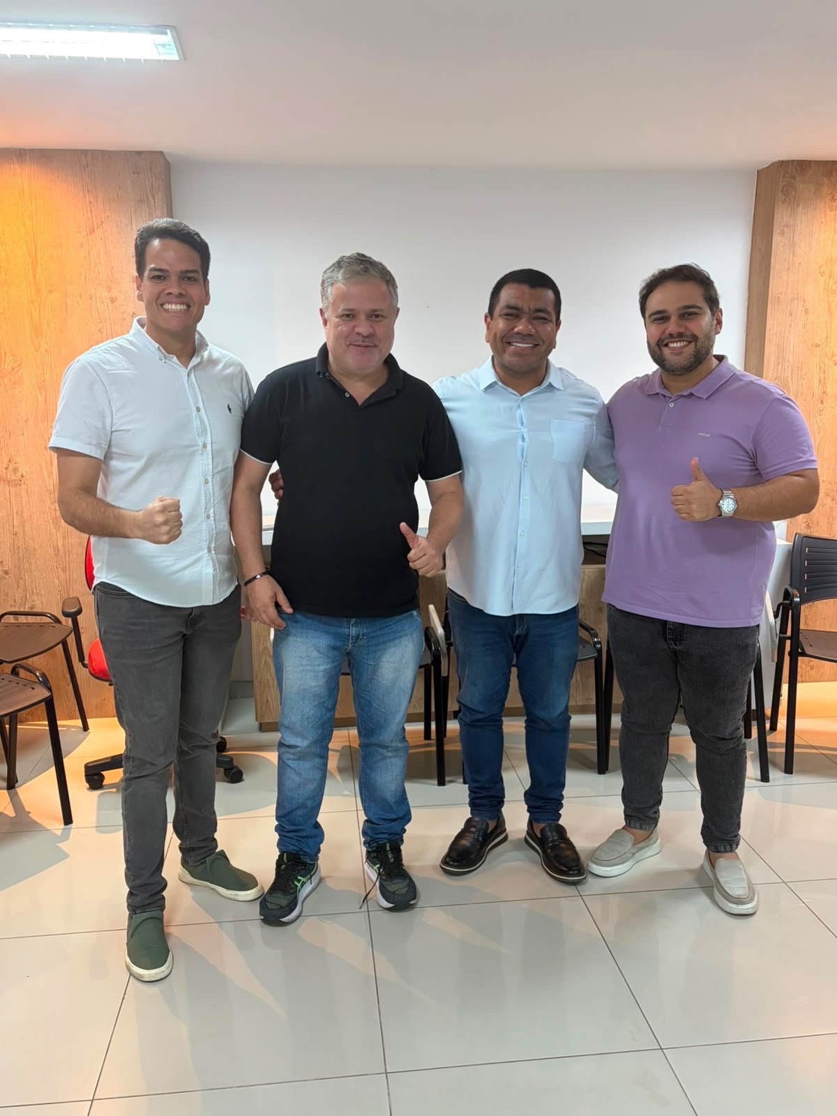 Três suplentes de vereador de Natal declaram apoio a Júlio César e reforçam pré-candidatura a deputado estadual