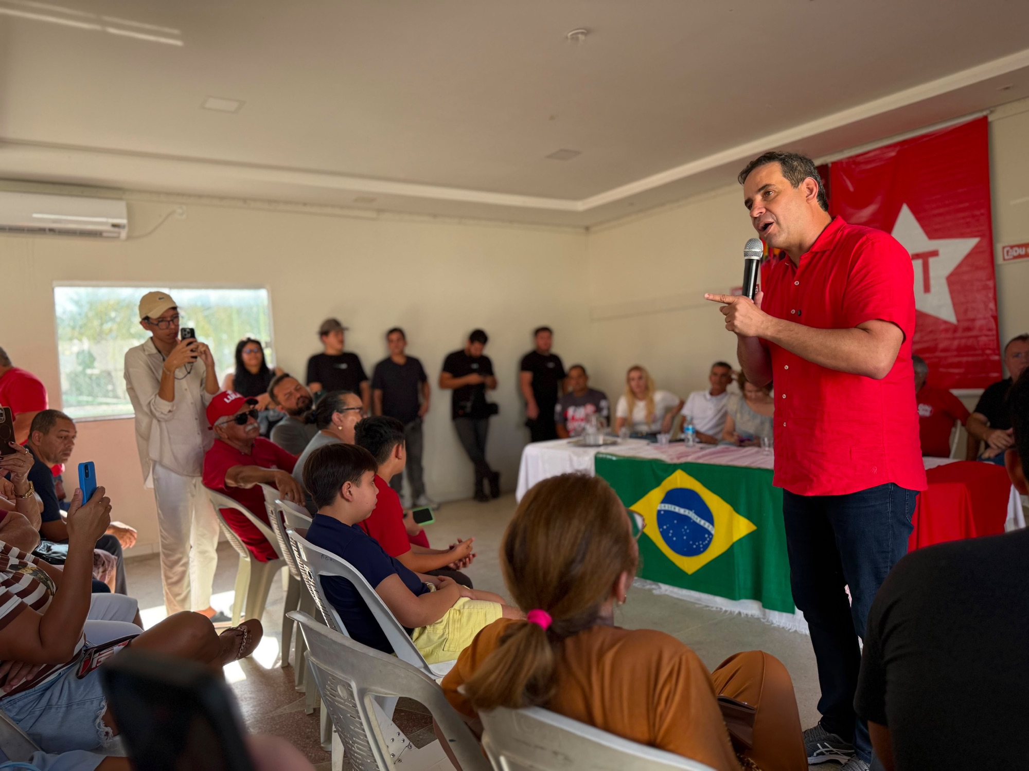 Cadu de Lula mostra força no Alto Oeste e recebe apoio de grupos da região em evento em Marcelino Vieira