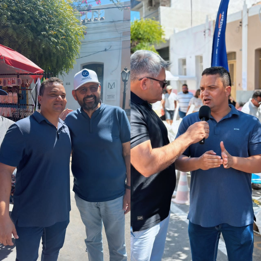 Pedro Filho participa da Feirinha de Sant’Ana em Caicó e fortalece diálogo com lideranças do Seridó