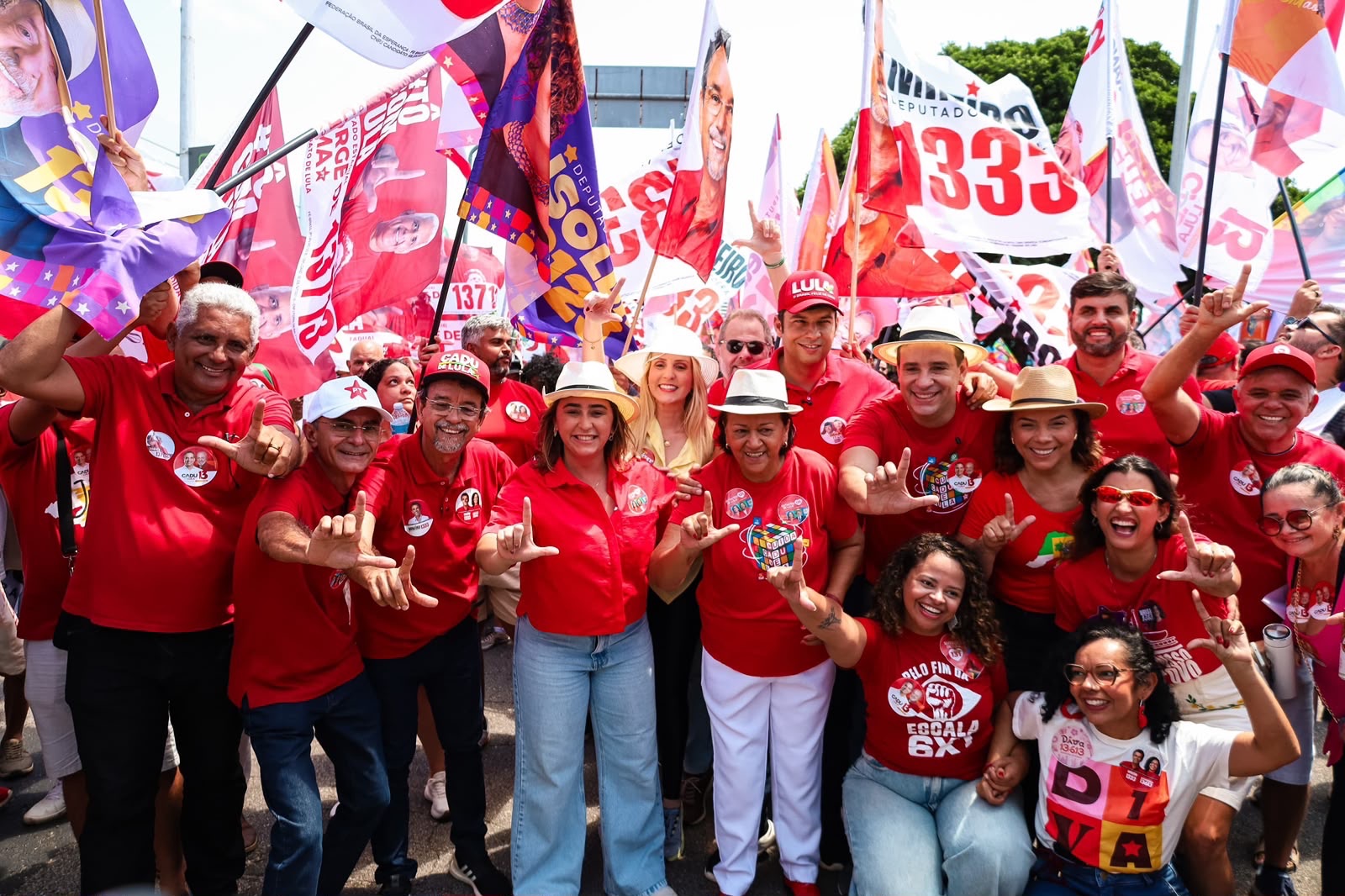 Cadu de Lula arrasta militância em primeiro ato de campanha em Natal