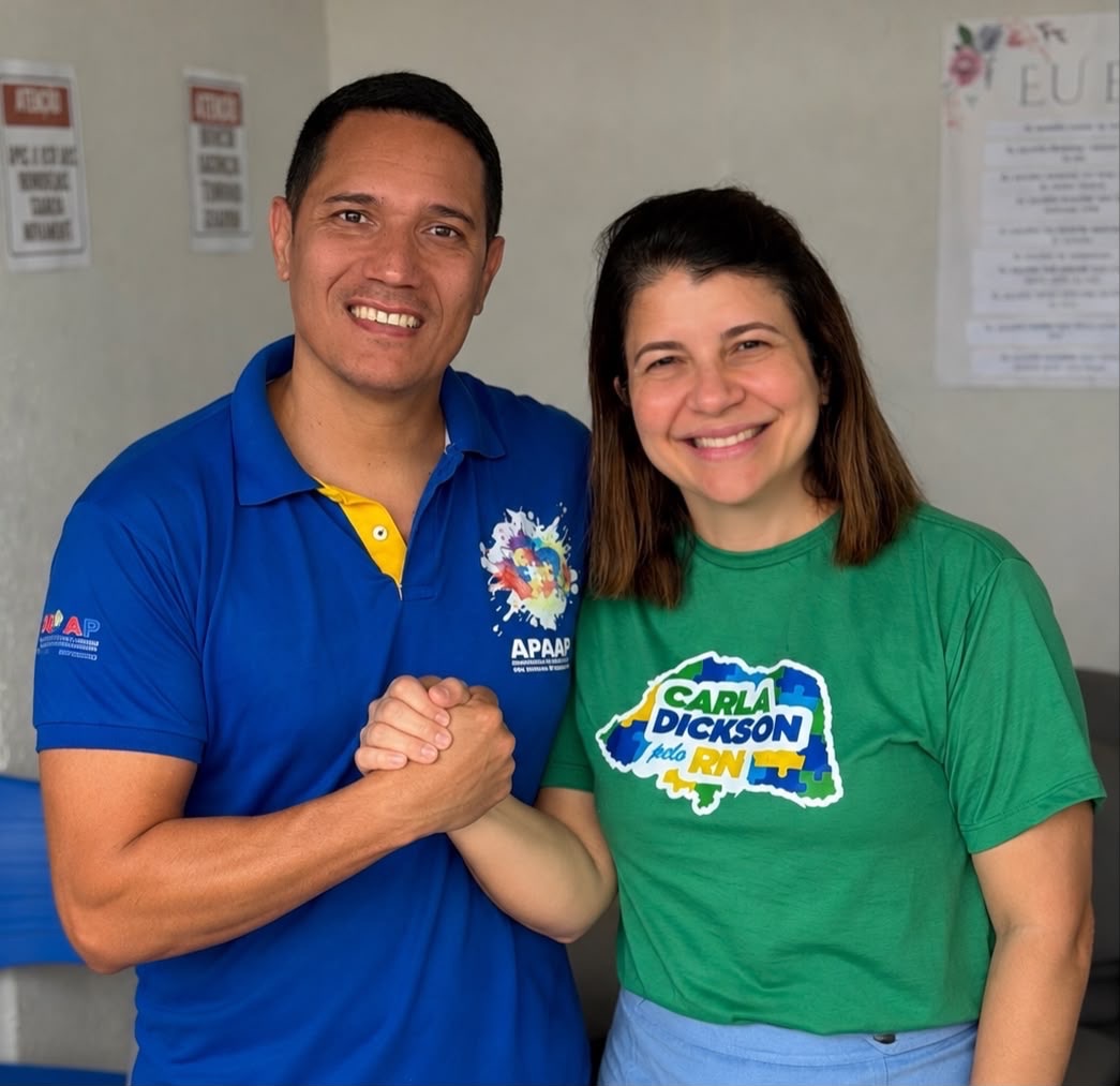 Carla Dickson recebe o apoio do candidato a deputado estadual Jonata Nascimento