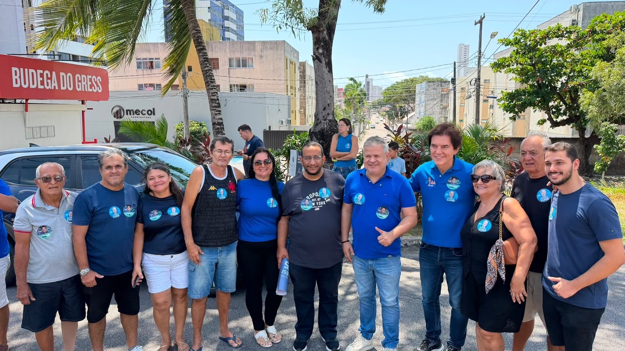Com multidão em Ceará-Mirim e adesivação em Natal, Júlio César dá largada na campanha a deputado estadual