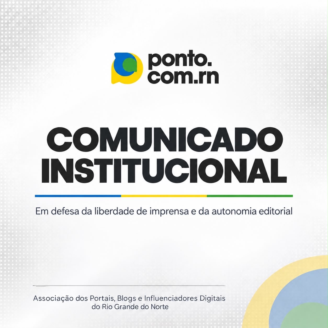 PontoCom RN defende liberdade de imprensa e autonomia editorial durante período eleitoral