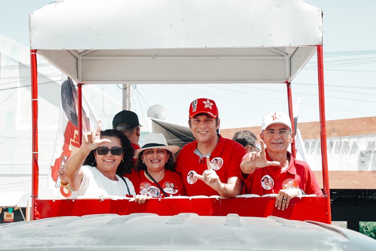DOBRADINHA DO TRABALHO PERCORRE SEIS MUNICÍPIOS DO SERIDÓ EM MEGA CARAVANA COM ODON E FRANCISCO DO PT