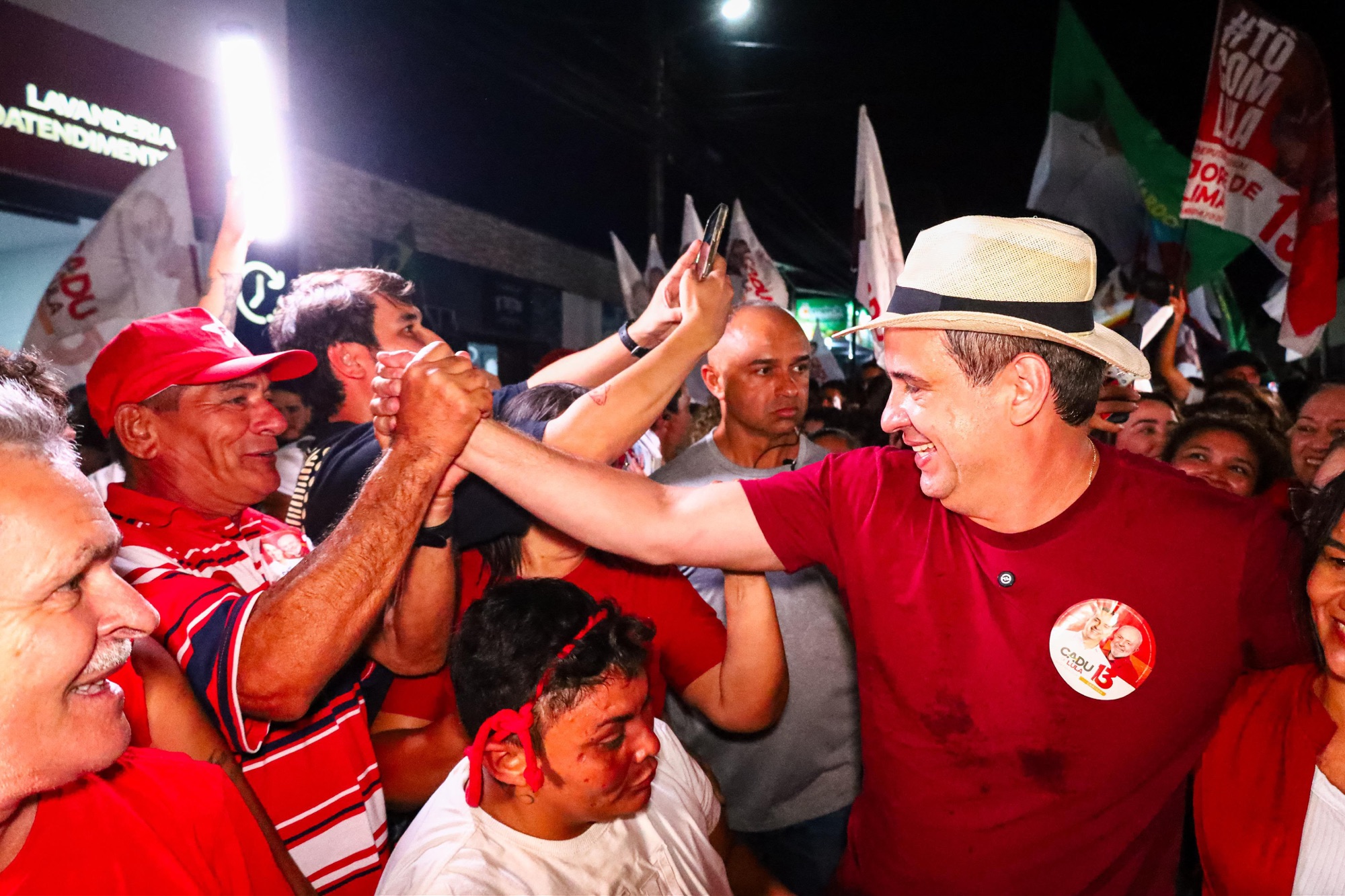 Multidão histórica em João Câmara consolida força da Caravana de Cadu de Lula nesta sexta