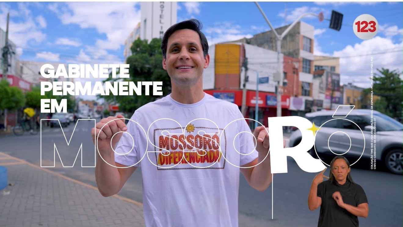 Em seu programa de TV, Rafael exalta grandeza de Mossoró e promete gabinete permanente na Capital do Oeste