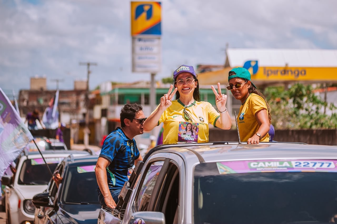 Camila realiza grande carreata pelos bairros da zona Oeste de Natal