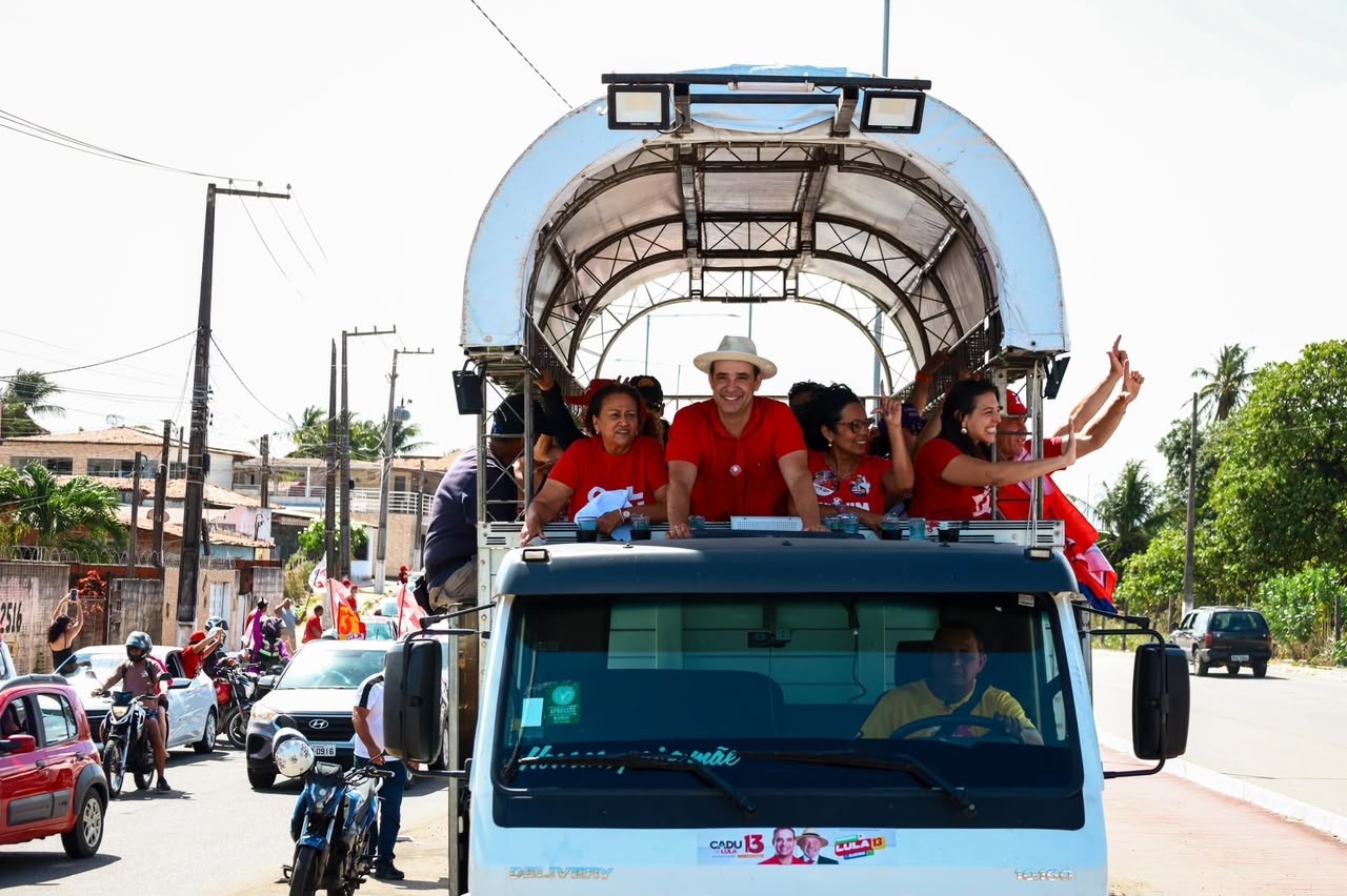 Maratona: após intensa agenda no Oeste,Cadu de Lula comanda grande carreata na Zona Norte de Natal