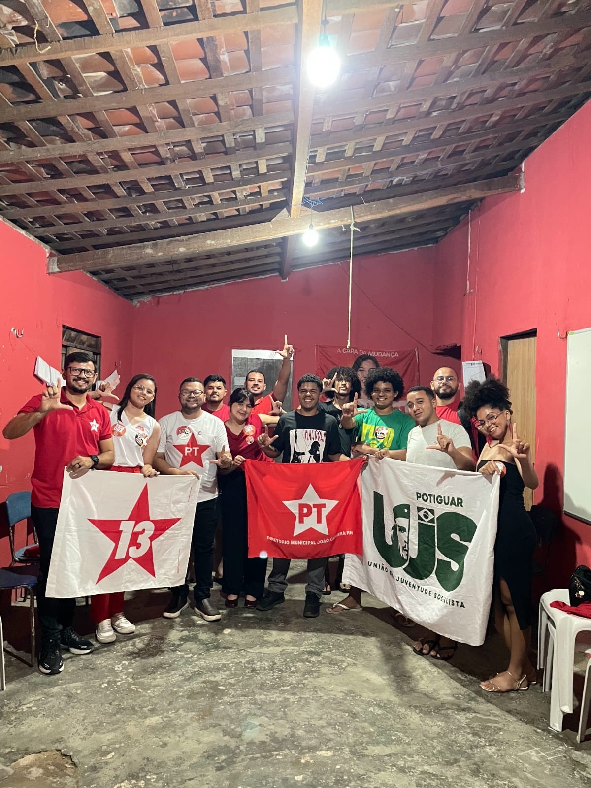 Juventude Pró-Lula se reúne em João Câmara para organizar mobilização em apoio a Cadu e Lula no segundo turno