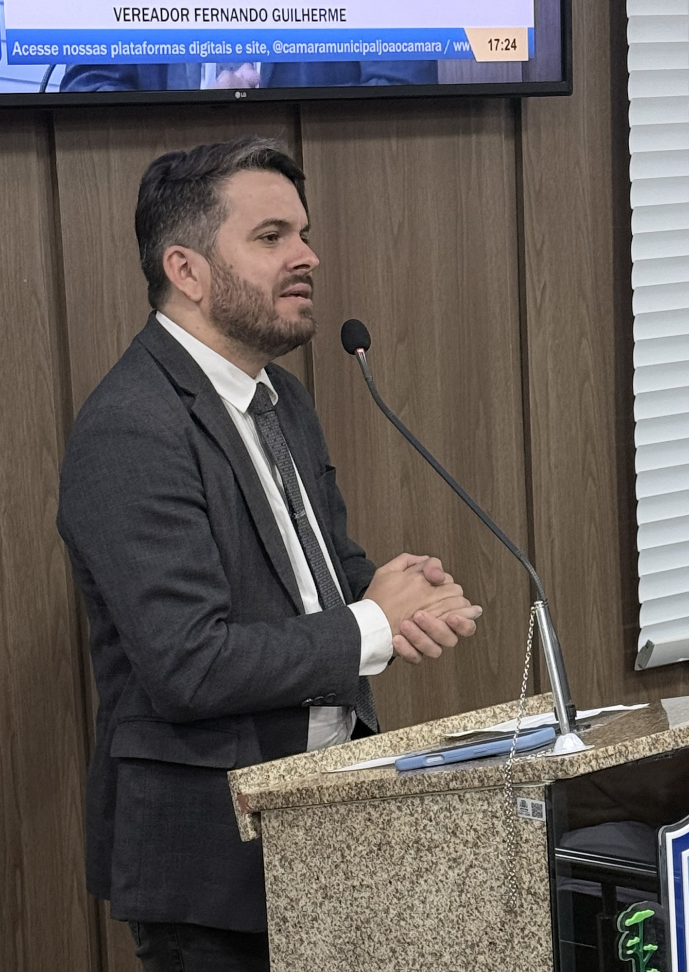 Vereador Fernando Guilherme tem indicação aprovada para regulamentar vigilância noturna em áreas residenciais e comerciais