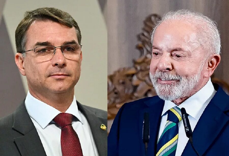 Lula e Flávio Bolsonaro empatam com 50% dos votos válidos no 2º turno, diz PoderData/AYA