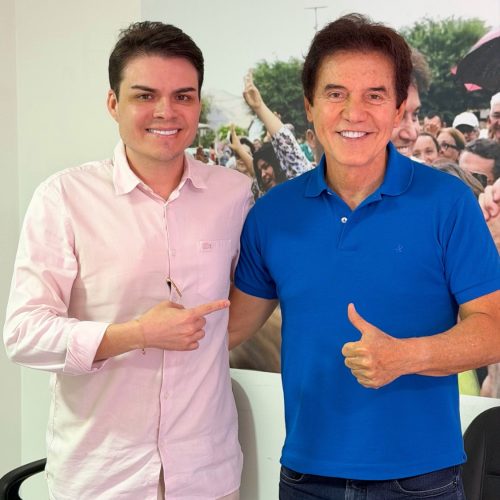 Robinson Faria recebe apoio do presidente da Câmara de Parnamirim, César Maia, e consolida ampla base política no município