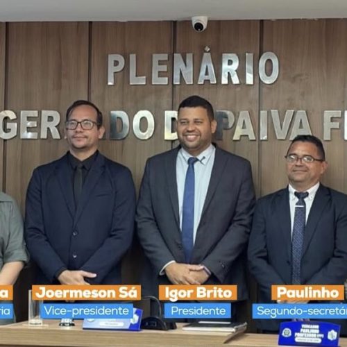 Igor Brito é eleito presidente da Câmara Municipal de Touros para o biênio 2027-2028