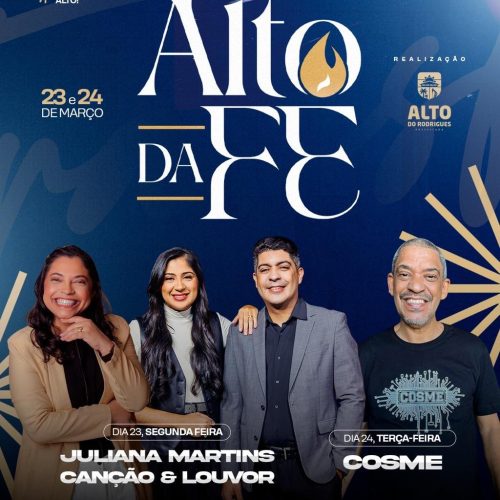 Prefeita Dra. Raquel Lemos realiza segunda edição do Alto da Fé para celebrar os 63 anos de Alto do Rodrigues