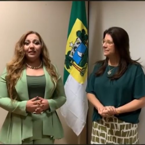 Carla Dickson recebe importante apoio de ex-reitora da UFERSA, Ludimila Oliveira