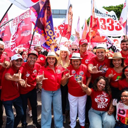 Cadu de Lula arrasta militância em primeiro ato de campanha em Natal