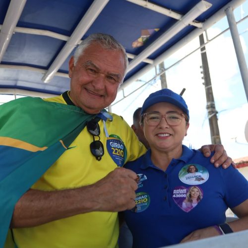 General Girão realiza mega carreata ao lado da prefeita Nira e se consolida como o federal de Maxaranguape
