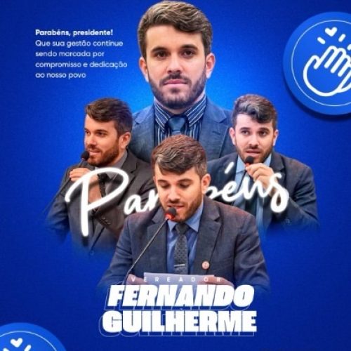 Hoje é dia de celebrar o natalício do vereador Fernando Guilherme