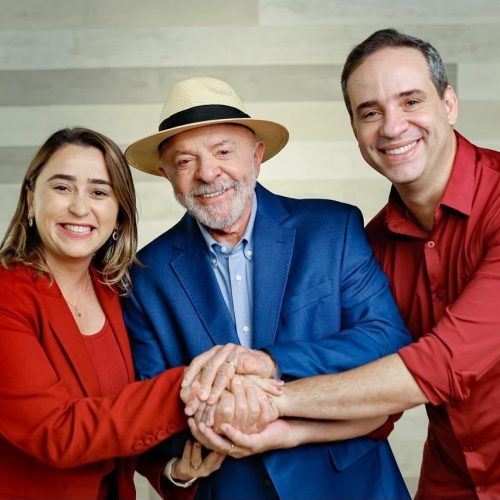 Lula reforça apoio a Cadu e Samanda em encontro em Brasília