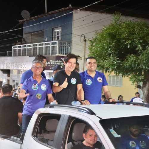 Jaçanã, Coronel Ezequiel e São Bento do Trairi abraçam Robinson Faria em mobilizações históricas e grande presença popular