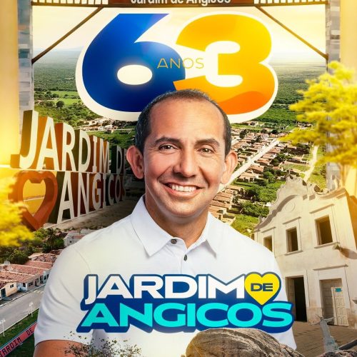 Prefeito Carlinhos parabeniza Jardim de Angicos pelos 63 anos de emancipação política: “O coração bate mais forte por essa terra”