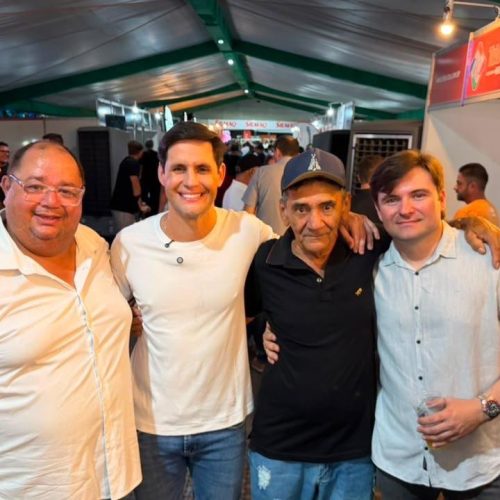Ao lado de lideranças, Rafael Motta cumpre agenda na Feira Boné Brasil e destaca R$ 1,2 milhão em investimentos em Serra Negra do Norte