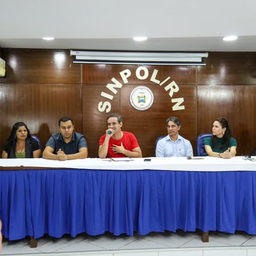 Cadu de Lula apresenta propostas para servidores e segurança pública no Sinpol-RN