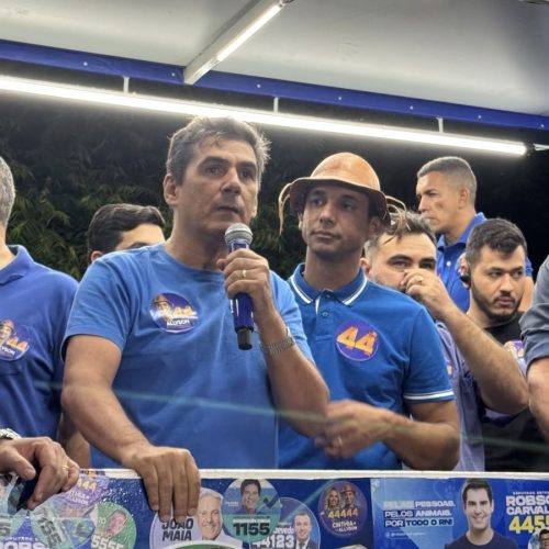 Em Extremoz, o ex-prefeito Klauss Rêgo declara apoio a Allyson Bezerra
