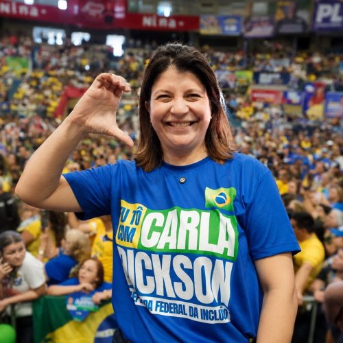 Única deputada da direita, Carla Dickson oficializa candidatura à reeleição durante convenção do PL no RN