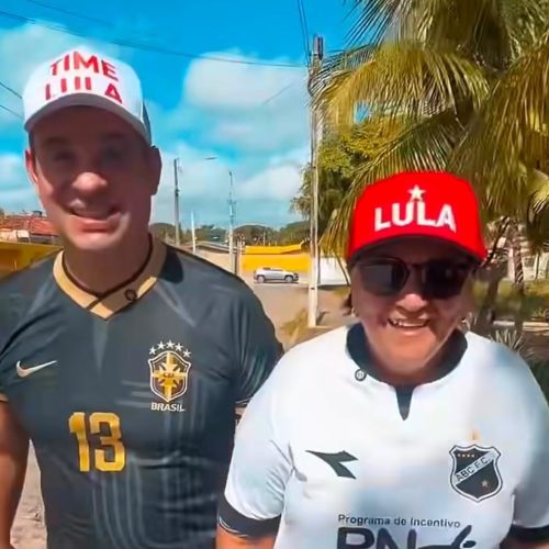Fátima recebe Cadu de Lula em tradicional caminhada de domingo