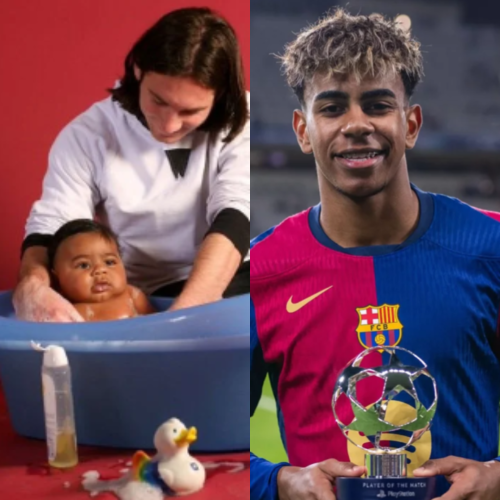 Messi reencontra Yamal 19 anos após foto icônica em campanha da Unicef