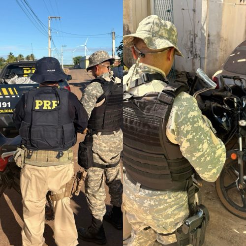 14º BPM e PRF realizam operação integrada e apreendem cinco motocicletas com indícios de irregularidades