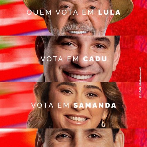 Fátima entra em campo e crava time de Lula no RN: Cadu, Samanda e Rafael