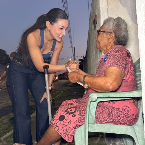 Raquel Rodrigues intensifica campanha casa a casa e amplia diálogo com moradores de Macaíba
