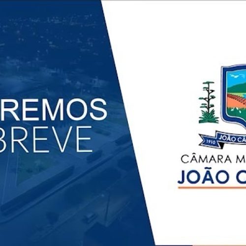 Acompanhe a sessão ordinária da Câmara Municipal de João Câmara nesta segunda-feira, 19/10/2026