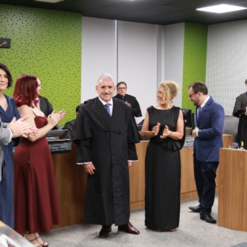 TJRN realiza Solenidade de Posse em Plenário do desembargador Henrique Baltazar