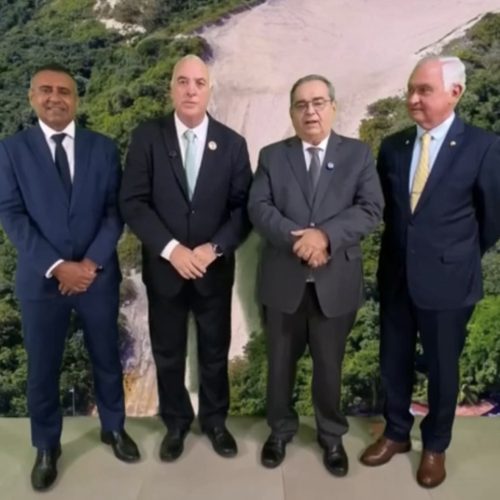 Em reunião com Flávio Bolsonaro, Rogério Marinho articula papel estratégico da pré-candidatura de Coronel Hélio ao Senado Federal