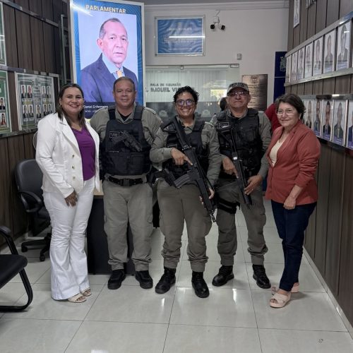 Câmara articula ações do Agosto Lilás em parceria com a Patrulha Maria da Penha