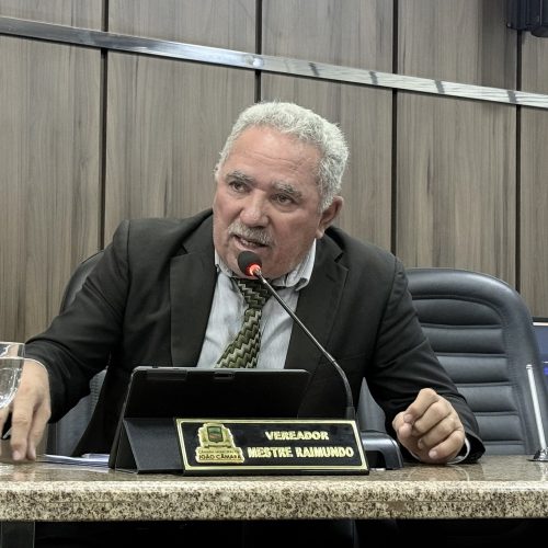 Vereador Mestre Raimundo apresenta indicações para reforçar a segurança pública na comunidade de Amarelão