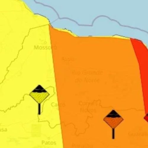 Inmet coloca Natal e mais 35 cidades do RN em alerta vermelho; veja lista
