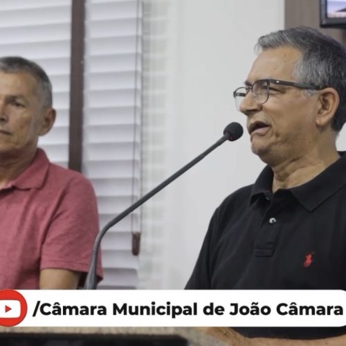 Câmara Municipal de João Câmara recebe na Tribuna Popular Júnior Souza e Marcos Luiz
