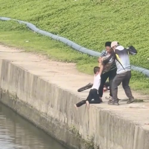 Resgate em 37 segundos evita tragédia e emociona pela rapidez e coragem