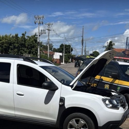 PRF recupera veículos roubados e prende suspeitos em Itajá e João Câmara